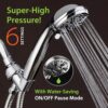 AquaDance-High-Pressure-6-Setting-35-Chrome-Face-Handheld-Shower-with-Hose-for-the-Ultimate-Shower-Experience-Officially-Independently-Tested-to-Meet-Strict-US-Quality-Performance-Standards-0-0
