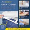 BED-SCRUNCHIE-Sheet-Holder-Straps-Heavy-Duty-Gripper-Clips-Strengthened-Parachute-Cord-360-Degree-Bed-Sheet-Tightener-Strongest-and-Effective-Extender-Fits-All-Mattress-Sizes-0-0