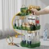 BIEDUM-360-Rotating-Makeup-Organizer-Spinning-3-Tiers-Skincare-Make-Up-Organizer-Perfume-Organizers-Cosmetic-storage-Dresser-Organizer-Countertop-for-Vanity-Lipsticks-Jewelery-BathroomGreen-0-4