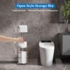 BUCKBURG-Free-Standing-Toilet-Paper-Holder-with-Storage-Holds-4-Mega-Rolls-Sturdy-Durable-Bronze-Bathroom-Toilet-Tissue-Paper-Roll-Holder-with-Dispenser-Stand-0-3
