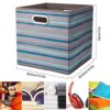 Collapsible-Storage-Cube-Bins-Gray-Organizer-Bins-Teal-Pattern-Printed-Cubes-Storage-Boxes-105x105-x-11-In-Cubes-Inserts-Foldable-Fabric-Storage-Baskets-Drawer-for-Cube-Organizer-ShelvesQY-SC12-6-0-1