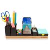 Customizable-Desk-Organizer-Bamboo-Wood-Base-with-Magnetic-Trays-Desktop-Organization-Holder-for-Pen-Pencil-Office-Supplies-and-Accessories-Perfect-for-Home-Office-or-College-Dorm-Room-Natural-0