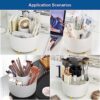 Eoneka-Make-Up-Organizers-and-Storage-for-Vanity-360-Rotating-Makeup-Brush-Holder-Organizer-Cosmetics-Skincare-Organizers-Spinning-Perfume-Tray-Lazy-Susan-Organization-for-Dresser-Bedroom-Bathroom-0-3