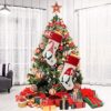 FANTESTICRYAN-Gnome-Christmas-Stockings-Set-of-2-Large-3D-Gnome-Gonk-Xmas-Stocking-173inch-Bags-Filling-Socks-for-Xmas-Holiday-Parties-Decorations-Hanging-on-Fireplace-Shelf-Xmas-Tree-0-3