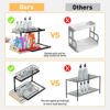 G-TING-Under-Sink-Organizer-2-Tier-L-Shaped-Sliding-Cabinet-Basket-Organizer-Slide-Out-Under-Cabinet-Storage-Multi-Purpose-Pull-Out-Cabinet-Organizer-for-Bathroom-Kitchen-Black-0-2