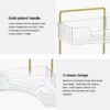 HBlife-2-Tier-Corner-Bathroom-Organizer-Makeup-Organizer-Skincare-Storage-Perfume-Tray-for-Bathroom-Dresser-Vanity-Clear-0-2