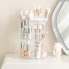 HBlife-360-Rotating-Makeup-Organizer-Adjustable-Carousel-Large-Capacity-Revolving-Perfume-Organizer-Skincare-Organizers-Cosmetic-Storage-Spinning-Holder-for-Vanity-Clear-0-2