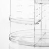 HBlife-360-Rotating-Makeup-Organizer-Adjustable-Carousel-Large-Capacity-Revolving-Perfume-Organizer-Skincare-Organizers-Cosmetic-Storage-Spinning-Holder-for-Vanity-Clear-0-3