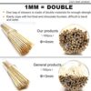 HOPELF-6-Natural-Bamboo-Skewers-for-BBQAppetiserFruitCocktailKabobChocolate-FountainGrillingBarbecueKitchenCrafting-and-Party-4mm-More-Size-Choices-81012141630100-PCS-0-1