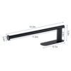 Honmein-Paper-Towel-Holder-Upgrade-SUS304-Stainless-Steel-Paper-Towel-Holder-Under-Cabinet-Bend-Resistant-Self-Adhesive-or-Drill-mounting-Black-0-1