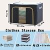 Jasonandiris-Steel-Frame-Storage-Box-Oxford-100L-Cloth-Storage-Box-for-Quilt-Storage-Box-Folding-Wardrobe-Fabric-Extra-Large-Storage-Bag-with-Reinforced-Handle-Clear-Window-Sturdy-Zippers-3-0-3
