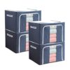 Jasonandiris-Steel-Frame-Storage-Box-Oxford-100L-Cloth-Storage-Box-for-Quilt-Storage-Box-Folding-Wardrobe-Fabric-Extra-Large-Storage-Bag-with-Reinforced-Handle-Clear-Window-Sturdy-Zippers-4-0