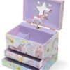 Jewelkeeper-Musical-Jewelry-Box-with-2-Pullout-Drawers-Unicorn-Gifts-For-Girls-Storage-Box-with-Glitter-Rainbow-and-Stars-Unicorn-Design-Unicorn-Music-Box-in-the-Tune-of-Beautiful-Dreamer-0-4