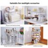 KSDSOAM-2-Tiers-Bathroom-Countertop-Organizer-Cosmetics-Skincare-organizer-Holder-for-Perfume-Bathroom-Organizers-and-Storage-for-Dresser-Vanity-Tray-Sink-Clear-0-4
