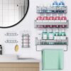 Kayfia-Shower-Caddy-6-Pack-Large-Capacity-Adhesive-Shower-Shelves-Rustproof-Bathroom-Shower-Organizer-No-Drilling-Wall-Mounted-Shampoo-Holder-Shower-Storage-Rack-for-Inside-Shower-Silver-Grey-0-4