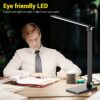 LED-Desk-Lamp-for-Home-Office-3-Levels-Dimmable-Desk-Light-with-USB-Charging-Port-Small-Study-Lamp-Reading-Light-for-Table-Black-5000K-0-3