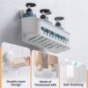 LEVERLOC-Shower-Caddy-Suction-Cup-Set-Shower-Shelf-Shower-Basket-One-Second-Installation-NO-Drilling-Removable-Suction-Shower-Organizer-Powerful-Waterproof-Bathroom-Caddy-Organizer-Pack-of-3-White-0-1