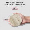 LIFVER-Drink-Coasters-with-Holder-Absorbent-Coaster-Sets-of-6-Marble-Style-Ceramic-Drink-Coaster-for-Tabletop-ProtectionSuitable-for-Kinds-of-Cups-Wooden-Table-Cool-Home-Decor-4-Inches-0-1