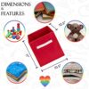 Luv-Color-Rainbow-Bins-for-Organization-Set-of-Six-Cube-Storage-Bins-105-X-105-Storage-Bins-for-Bedroom-Organization-Cubby-Storage-Bins-Or-Rainbow-Decor-for-Classroom-Playroom-Or-Cube-Organizer-0-2