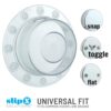 SlipX-Solutions-Bottomless-Bath-Overflow-Drain-Cover-for-Tub-Best-Gifts-for-Mom-Spa-Bath-Accessories-Drain-Block-Water-Stopper-Plug-Bath-Essentials-for-Women-4-Diameter-Clear-0-3