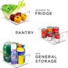 Sorbus-Clear-Square-Fridge-Bins-Thick-Sturdy-Plastic-Refrigerator-Pantry-Organizer-Versatile-Non-Slip-Stackable-Cabinet-Organization-Bath-Makeup-Food-Snack-Packet-Organizer-3-Pack-0-1