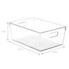 Sorbus-Clear-Square-Fridge-Bins-Thick-Sturdy-Plastic-Refrigerator-Pantry-Organizer-Versatile-Non-Slip-Stackable-Cabinet-Organization-Bath-Makeup-Food-Snack-Packet-Organizer-3-Pack-0-5