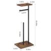 Toilet-Paper-Holder-Stand-Paper-Roll-Stand-Holder-Tissue-Holder-Stand-for-Bathroom-Farmhouse-Tissue-Paper-Stand-with-Reserve-Free-Standing-Tissue-Paper-Roll-Holder-with-Shelf-Rustic-Brown-0-0