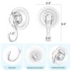 VISV-Suction-Cup-Hooks-Small-Clear-Heavy-Duty-Vacuum-Suction-Hooks-with-Wipes-Shower-Suction-Cup-Hangers-Removable-Reusable-Window-Glass-Door-Suction-Holder-for-Bathroom-Kitchen-Decor-4-Pcs-0-2