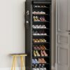 VTRIN-Narrow-Shoe-Rack-with-Covers-10-Tiers-Tall-Shoe-Rack-for-Closet-Entryway-Sturdy-Shoe-Rack-Organizer-Holds-20-22-Pairs-Free-Standing-Shoe-Storage-Cabinet-with-Dustproof-Cover-Shoe-Shelf-0-0