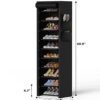 VTRIN-Narrow-Shoe-Rack-with-Covers-10-Tiers-Tall-Shoe-Rack-for-Closet-Entryway-Sturdy-Shoe-Rack-Organizer-Holds-20-22-Pairs-Free-Standing-Shoe-Storage-Cabinet-with-Dustproof-Cover-Shoe-Shelf-0-1