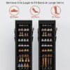 VTRIN-Narrow-Shoe-Rack-with-Covers-10-Tiers-Tall-Shoe-Rack-for-Closet-Entryway-Sturdy-Shoe-Rack-Organizer-Holds-20-22-Pairs-Free-Standing-Shoe-Storage-Cabinet-with-Dustproof-Cover-Shoe-Shelf-0-3