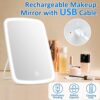 ViKert-Lighted-Makeup-Mirror-with-Lights-Portable-USB-Rechargeable-Make-up-Mirror-Cosmetic-Mirror-with-Touch-Screen-and-Brightness-Adjustable-0-3