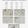 Vlando-6-Tier-Large-Jewelry-Organizer-Jewelry-Box-for-Women-with-Mirror-Jewelry-Holder-Organizer-for-Drawer-Necklace-Ring-Bracelet-and-Watch-Christmas-Gift-for-Loved-Ones-White-0-0