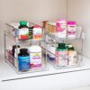 Vtopmart-2-Tier-Bathroom-Storage-Organizer-2-Pack-Clear-Under-Sink-Organizers-Vanity-Counter-Storage-Container-Medicine-Cabinet-Drawers-Bins-Pull-Out-Organization-with-Track-for-Pantry-Kitchen-0-3