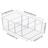 Vtopmart-4-Pack-Food-Storage-Organizer-Bins-Clear-Plastic-Bins-for-Pantry-Kitchen-Fridge-Cabinet-Organization-and-Storage-Compartment-Holder-Packets-Snacks-Pouches-Spice-Packets-0-0