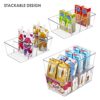 Vtopmart-4-Pack-Food-Storage-Organizer-Bins-Clear-Plastic-Bins-for-Pantry-Kitchen-Fridge-Cabinet-Organization-and-Storage-Compartment-Holder-Packets-Snacks-Pouches-Spice-Packets-0-2