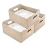 Welaxy-Storage-Baskets-3-piece-Collapsible-Felt-Storage-bin-Foldable-Shelf-Drawers-Organizers-Bins-organizie-Box-with-Handles-for-Kids-Toys-Books-Normcore-Morandi-Colors-Nordic-Style-Oatmeal-x3-0