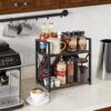 YINMIT-Coffee-Bar-Accessories-Organizer-Spice-Rack-Organizer-Wooden-Kitchen-Counter-Shelf-2-Tier-Coffee-Organizer-Station-for-Countertop-Coffee-Condiment-Rack-for-Mugs-Cups-Cream-Syrup-Medium-0-0