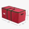ZOBER-Large-Christmas-Ornament-Storage-Box-Stores-128-Ornaments-WDividers-Non-Woven-Durable-Christmas-Storage-Containers-Dual-Zipper-Red-0-4