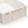 ZOOFOX-Set-of-3-Macrame-Storage-Basket-Handmade-Woven-Boho-Basket-with-Cloth-Liner-and-Wooden-Handles-Decorative-Toilet-Tank-Shelf-Cabinet-Organizer-for-Bedroom-Living-Room-Nursery-0-2
