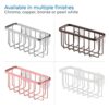 iDesign-Gia-Stainless-Steel-Dish-Sponge-Holder-Basket-with-Suction-Cups-Ideal-for-Kitchen-Sinks-and-Bathroom-Organization-Set-of-1-Polished-0-2