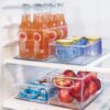 iDesign-Plastic-Fridge-and-Freezer-Organizer-Bin-with-Integrated-Handles--10-x-5-x-6-Clear-0-1