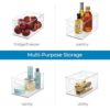 iDesign-Plastic-Fridge-and-Freezer-Organizer-Bin-with-Integrated-Handles--10-x-5-x-6-Clear-0-3