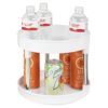 mDesign-2-Tier-Lazy-Susan-Turntable-for-Kitchen-Cabinets-Shelf-Table-Countertop-9-Multi-Level-Rotating-Organizer-Carousel-Storage-Turntable-Organizer-Ligne-Collection-WhiteChrome-0-4