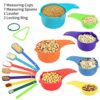 zoyizi-Measuring-Cups-and-Spoons-Set-of-15-Plastic-Measuring-Cups-and-Spoons-for-BakingKitchen-Engraved-MetricUS-Markings-for-LiquidDry-Measuring-BPA-Free-Colorful-Measuring-Cups-Spoons-Set-0-2